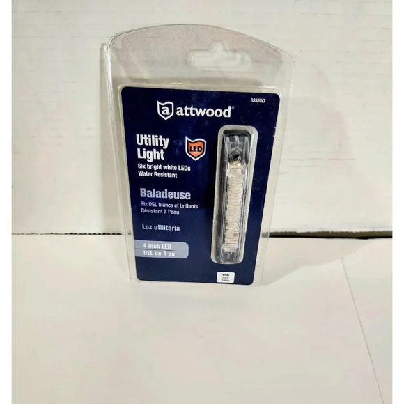 Attwood 4" LED Utility Courtesy Light - 12V [6355W7] - Picture 1 of 5